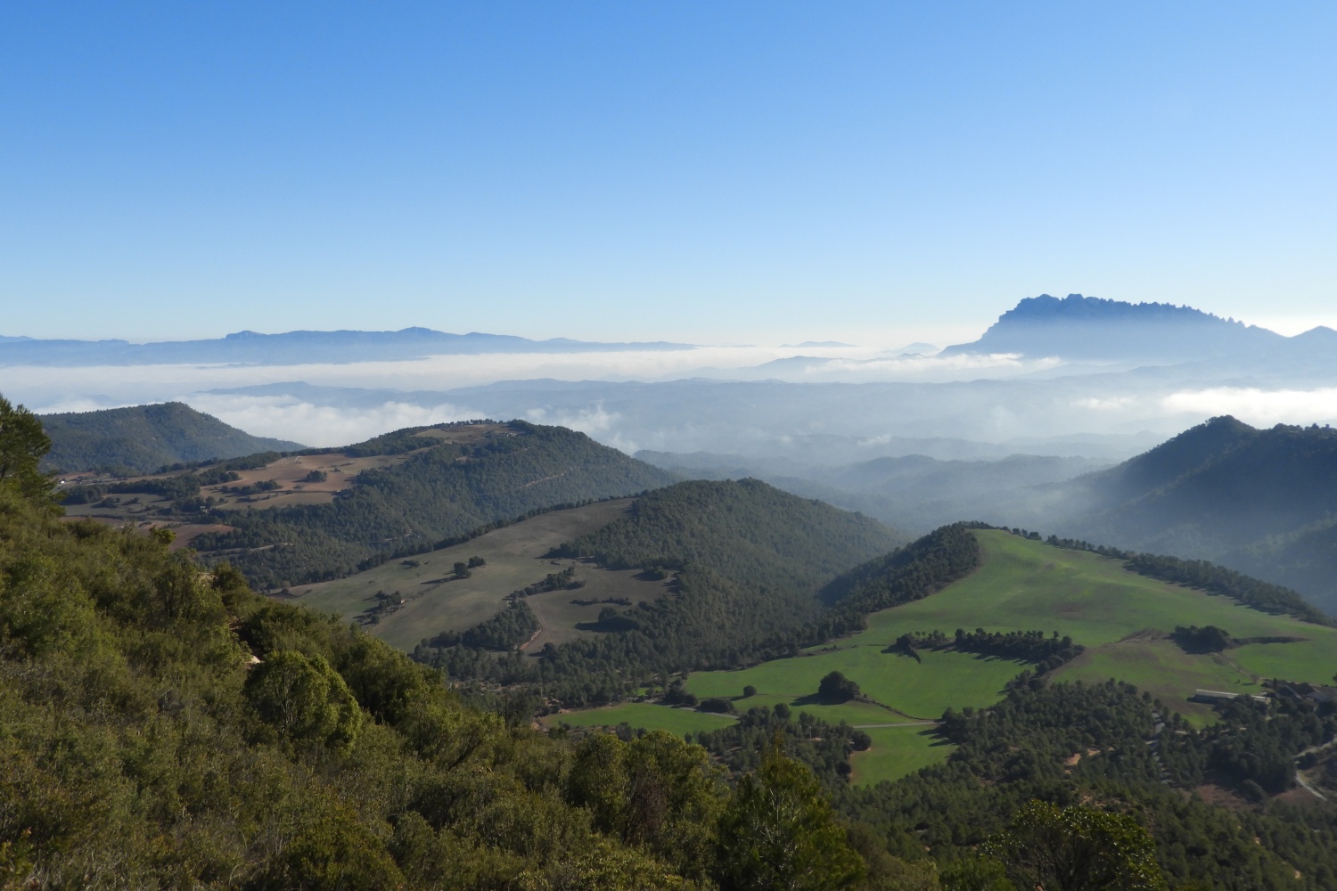 Neblina En El Pla De Bages El Medi Natural Del Bages I Del Moian s